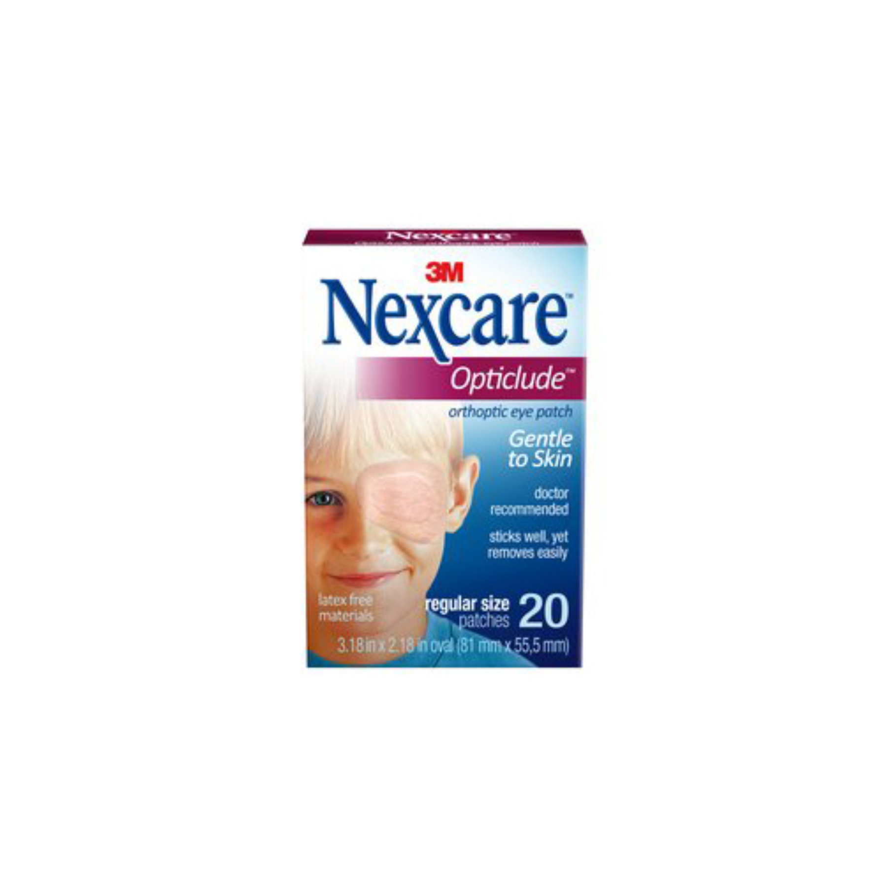 Nexcare First Aid 3M Opticlude Orthoptic Eye Patch