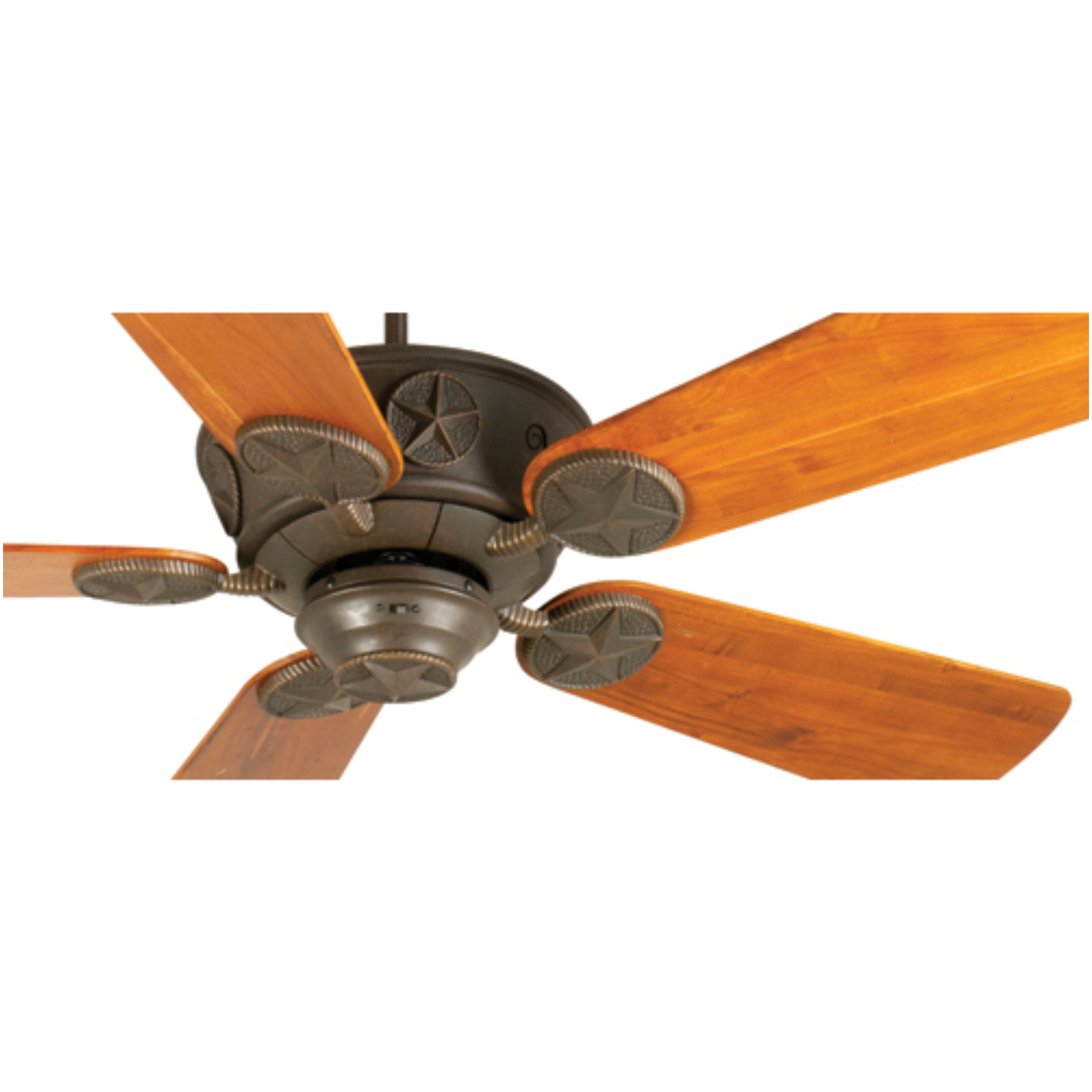 ... 52 Inch Wide Ceiling Fan With Contractor Standard Blades In Rosewood