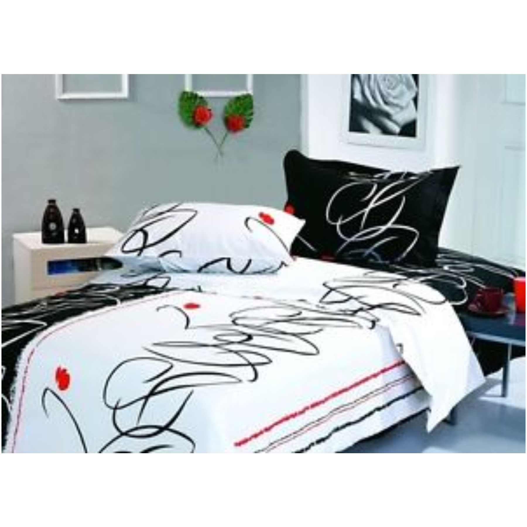 Alizen Life, 6 Piece Duvet Cover Sheet Set Bed In A Box 