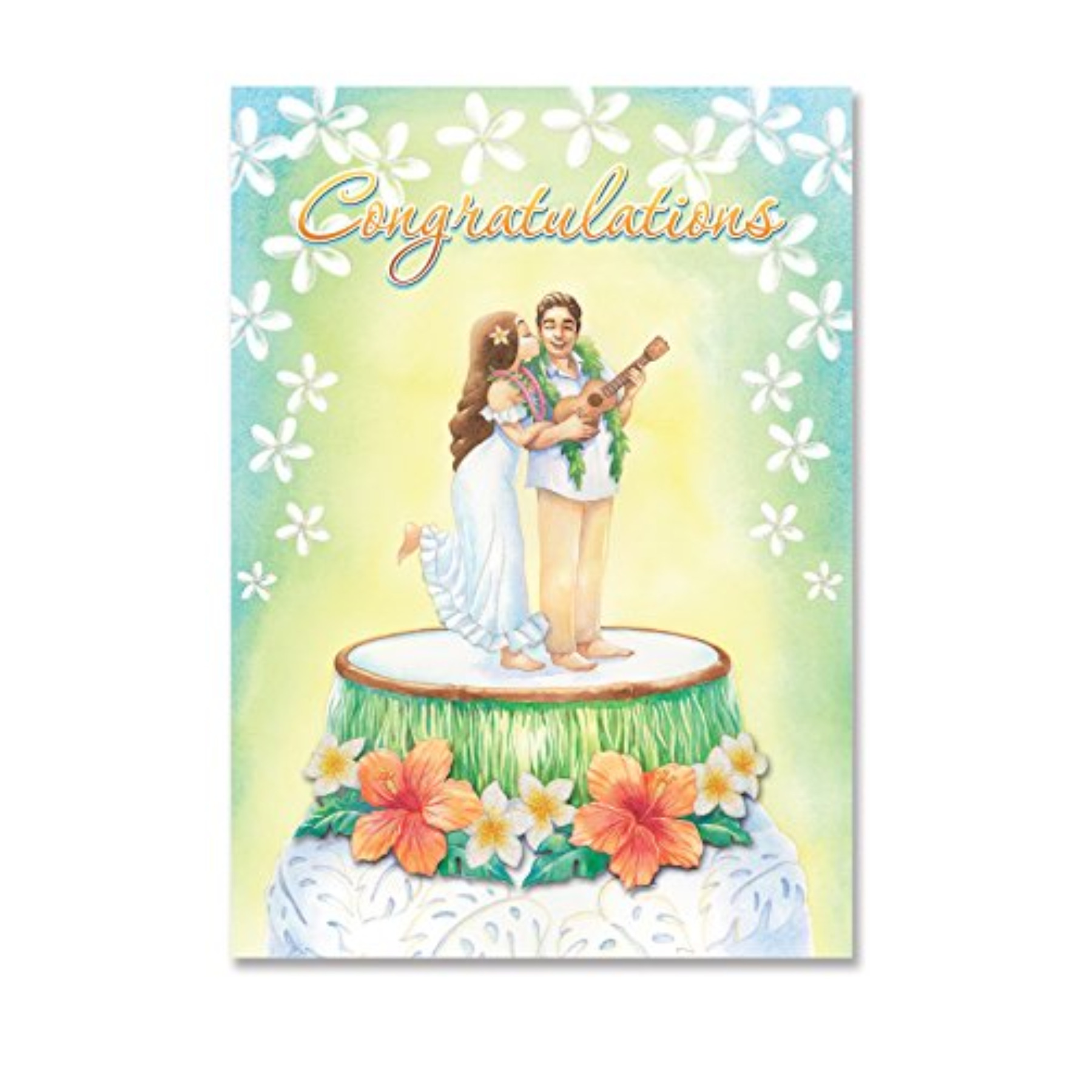 Wedding Congratulations Hawaiian welcome to the islands hawaiian designer greeting card Wedding Congratulations Hawaiian welcome to the islands hawaiian designer greeting card